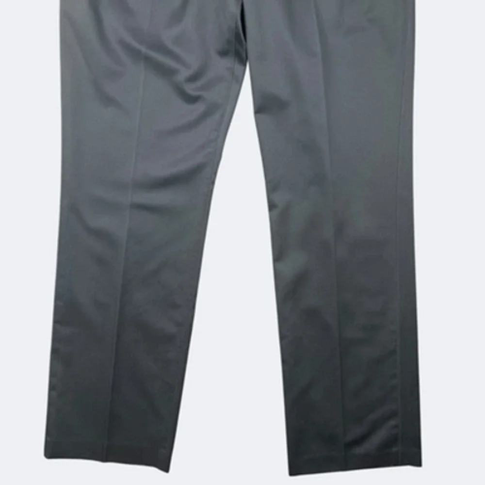 Bonobos Friday Pants Men 34x32 Gray Straight Leg Cotton Chino Casual Work Smooth